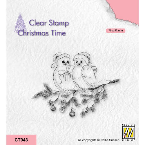 Nellie Snellen Clear Stamp Christmas Time - Celebrating Christmas CT043