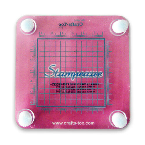 Crafts Too - Stampeazee 110 x 110mm - Stamp Position & Layout Tool