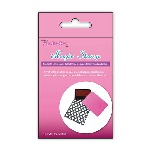 Crafts Too - Magic Stamp - moldable reusable foam block