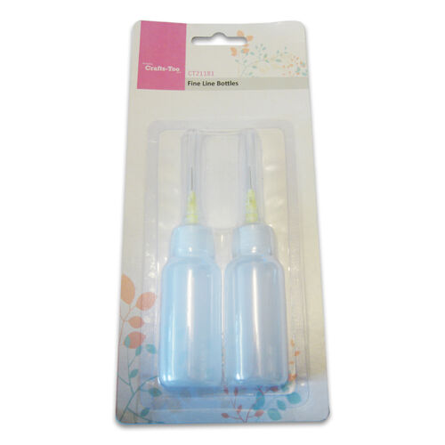 Crafts Too - Fine Line Applicator Bottles with fine tips (2pcs) CT21181