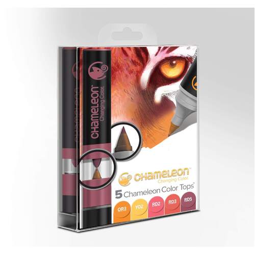 Chameleon Pens - 5 Color Tops Warm Tones Set CT4511UKAU