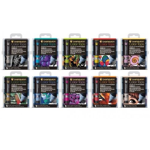 Chameleon Pens Colour Tops 5 Pens - 10 Sets Available