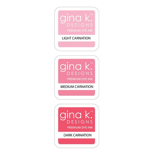 Gina K Designs Color Companions Ink Cube Set - Carnation