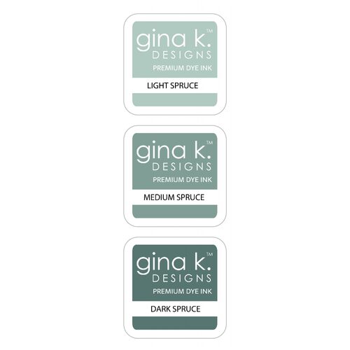 Gina K Designs Color Companions Ink Cube Set - Spruce