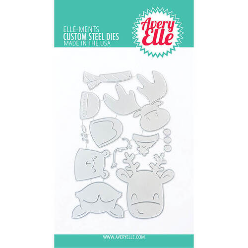 Avery Elle Elle-Ments Dies - Peek-A-Boo Holiday Tag Toppers D0910