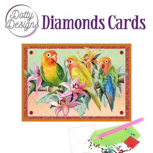 Dotty Designs Diamond Card Kits - Birds and Flowers