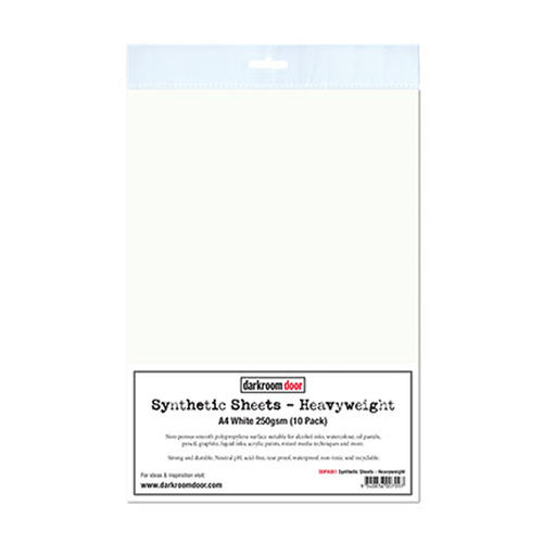 Darkroom Door Synthetic Sheets Heavyweight - White A4 250gsm (10 Pack) DDPA001
