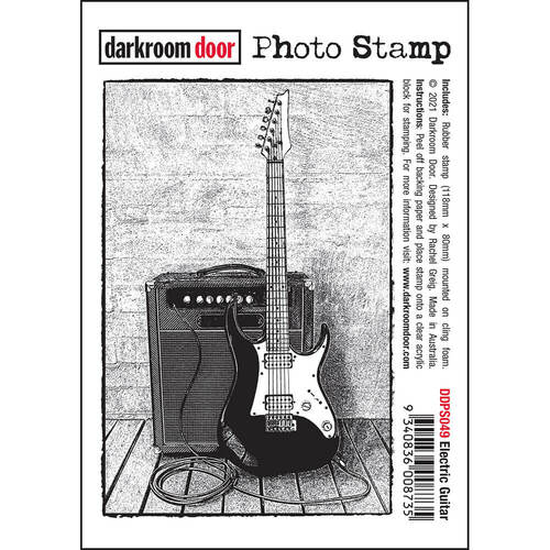 Darkroom Door Photo Stamp - Electric Guitar DDPS049