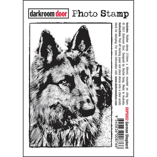 Darkroom Door Photo Stamp - German Shepherd DDPS052