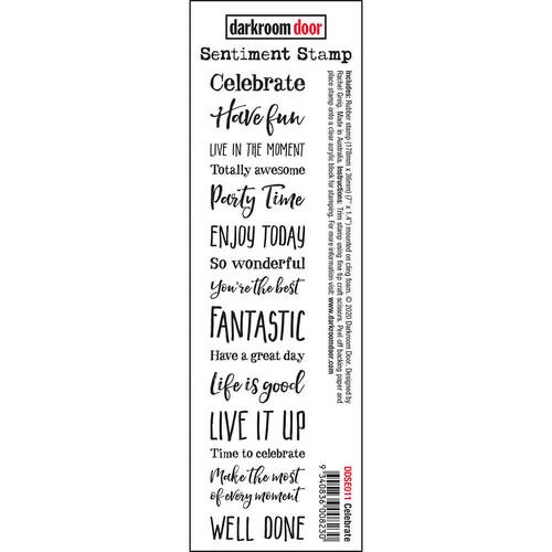 Darkroom Door Sentiment Stamps - Celebrate DDSE011