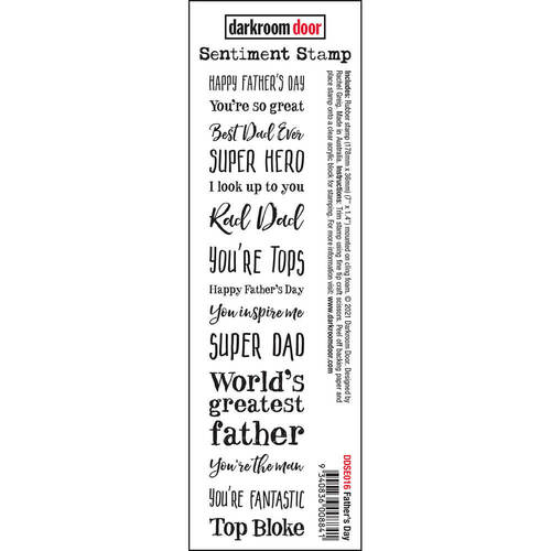 Darkroom Door Sentiment Stamps - Father’s Day DDSE016