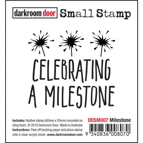 Darkroom Door Small Stamp - Milestone DDSM007