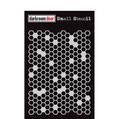 Darkroom Door Small Stencil - Honeycomb DDSS043