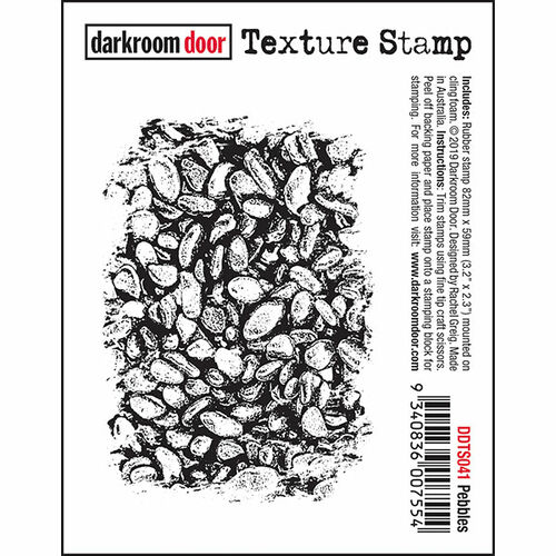 Darkroom Door Texture Stamp - Pebbles DDTS041