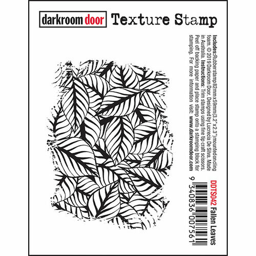 Darkroom Door Texture Stamp - Fallen Leaves DDTS042