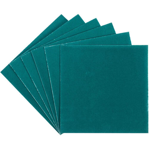 Deco Foil Flock Transfer Sheets 6"X6" 6/Pkg - Teal Waters