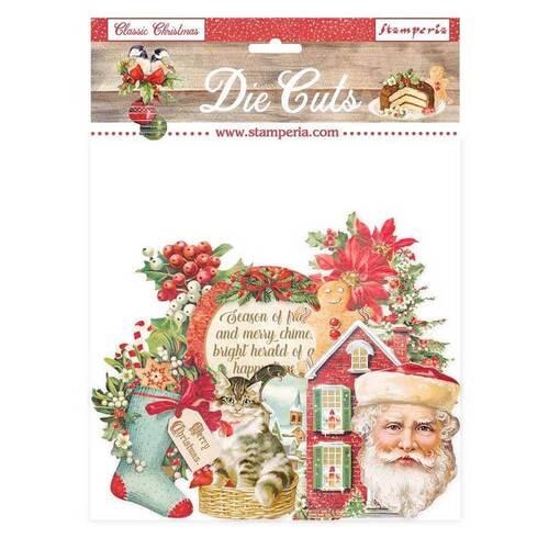 Stamperia Assorted Die Cuts - Classic Christmas DFLDC44