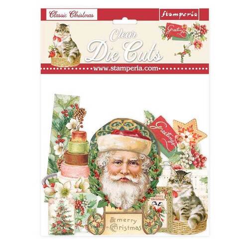 Stamperia Clear Die Cuts - Classic Christmas DFLDCP09