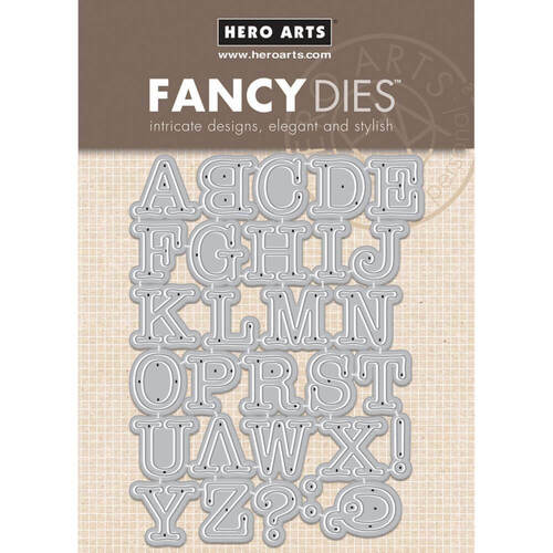 Hero Arts Fancy Dies - Alphabet Uppercase DI061