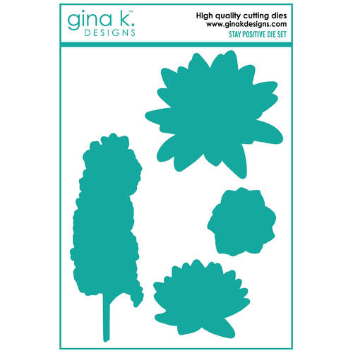 Gina K Designs Dies - Stay Positive (retired)