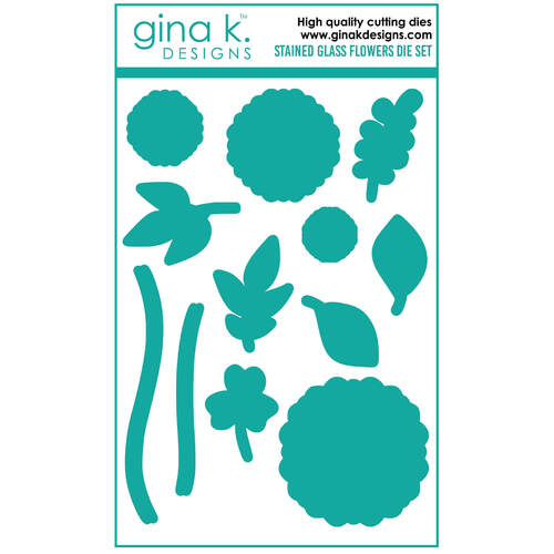 Gina K Designs Dies - Stained Glass Flowers