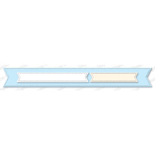 Impression Obsession Dies - Slimline Sentiments Flag DIE1091-T