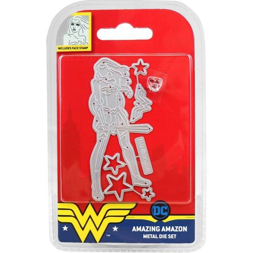 Character World DC Comics - Wonder Woman Dies and Face Stamp Set - Amazing Amazon DUS4101