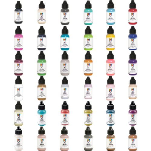 Dina Wakley Media Heavy Acrylic Paint 42 colours Full Bundle