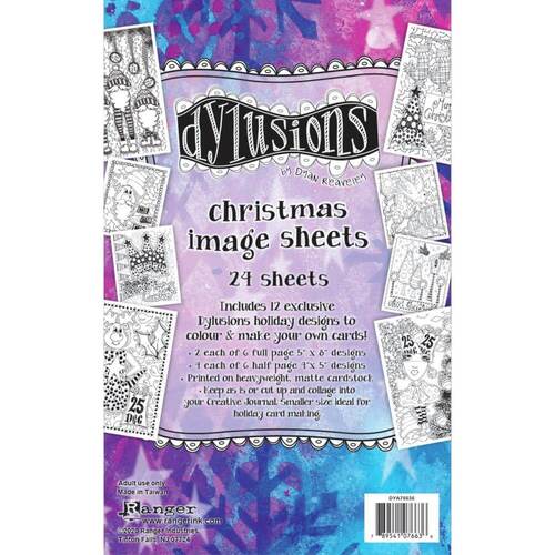 Dyan Reaveley's Dylusions Image Sheets 24/Pkg - Holiday