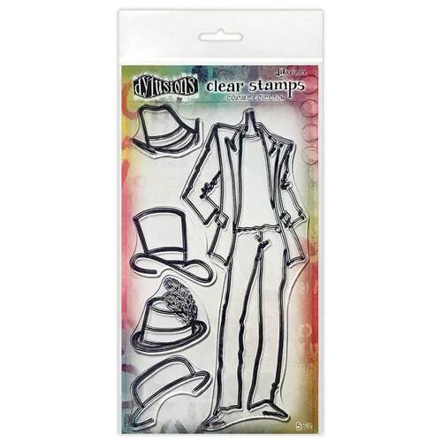 Dyan Reaveley's Dylusions Couture Clear Stamp - Man About Town DYB78364