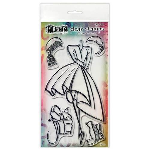 Dyan Reaveley's Dylusions Couture Clear Stamp - Night At The Opera DYB78388