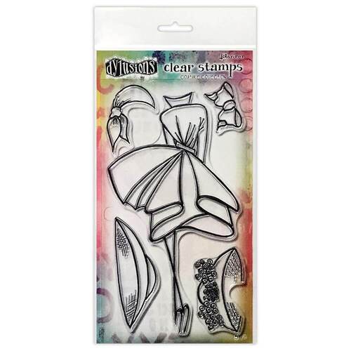 Dyan Reaveley's Dylusions Couture Clear Stamp - Walk In The Park DYB78401