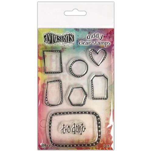 Dyan Reaveley's Dylusions Diddy Clear Stamps - Box It Up DYB79989
