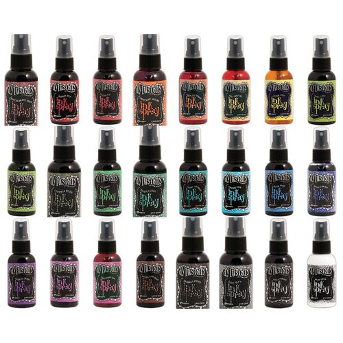 DYLUSIONS Ink Spray 2oz bottles -  Available in 36 fun & vibrant colours