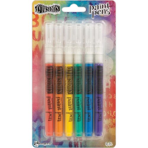 Dyan Reaveley's Dylusions - Paint Pens Set #1 6/Pkg - BASICS DYD53408