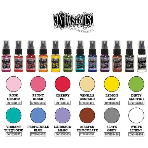 Dylusion Shimmer Spray by Dyan Reaveley - Bundle Set No.2 - 12 Colours