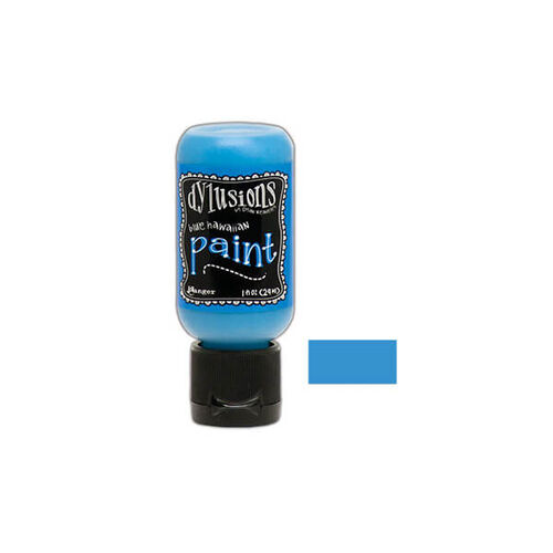 Dylusions Paint Flip Cap 1oz - Blue Hawaiian DYQ70382