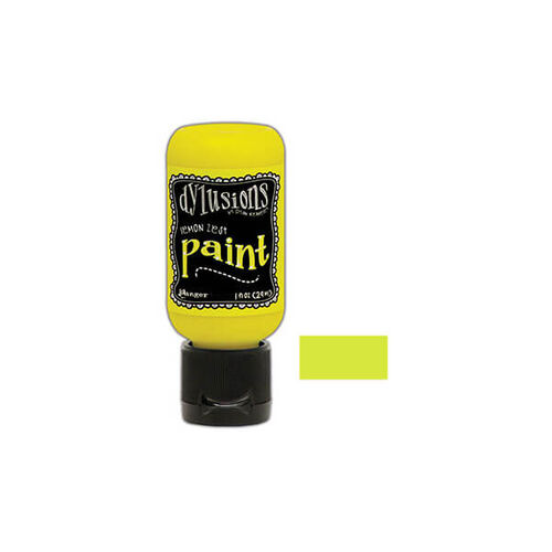 Dylusions Paint Flip Cap 1oz - Lemon Zest DYQ70535