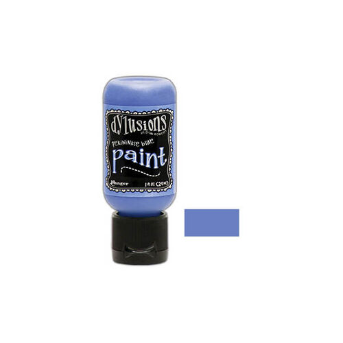 Dylusions Paint Flip Cap 1oz - Periwinkle Blue DYQ70580