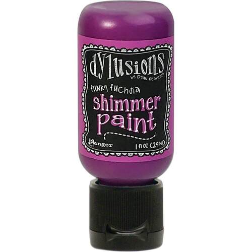 Dylusions Shimmer Paint 1oz - Funky Fuchsia DYU74427