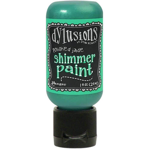 Dylusions Shimmer Paint 1oz - Polished Jade DYU74441