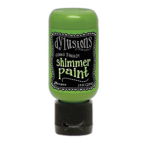 Dylusions Shimmer Paint 1oz - Island Parrot DYU81388