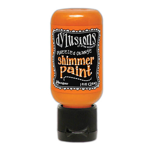 Dylusions Shimmer Paint 1oz - Squeezed Orange DYU81463