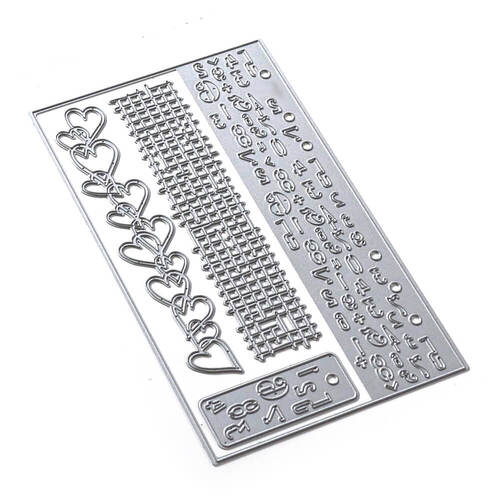 Elizabeth Craft Designs Dies - Planner Essentials 40 - Number Border and Patterns EC1866