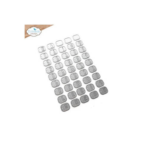 Elizabeth Craft Designs Dies - Alphabet Tabs EC1986