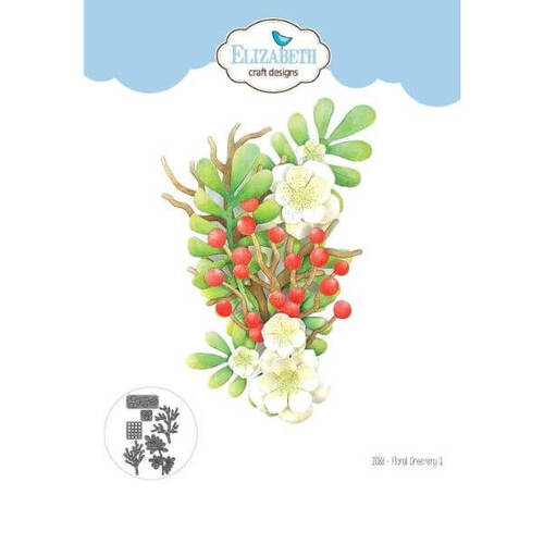 Elizabeth Craft Designs Dies - Floral Greenery 1 EC2088