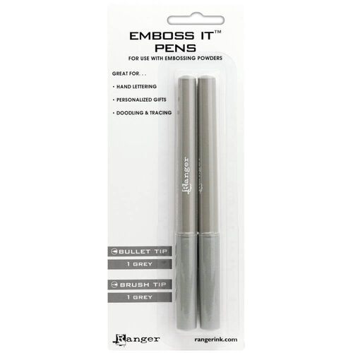 Ranger Emboss-It Pens Grey 2/PK EMP68976