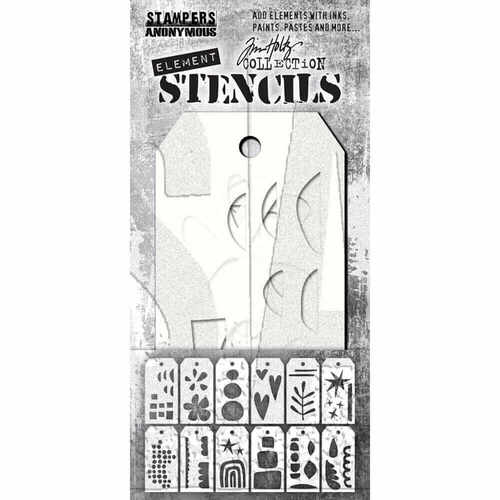 Stampers Anonymous Element Stencil - Everyday Art EST004