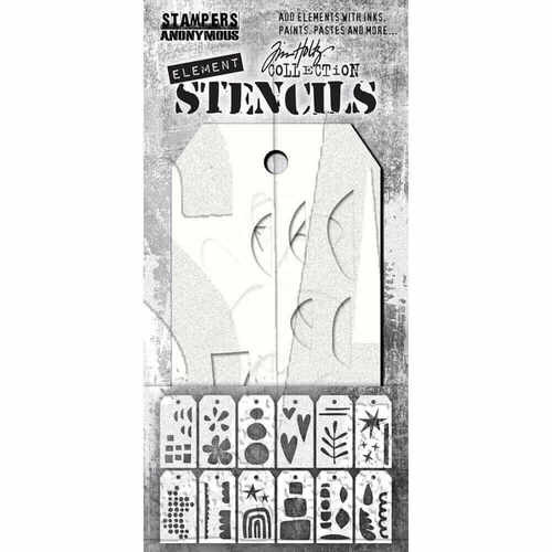 Stampers Anonymous Element Stencil - Everyday Art EST004