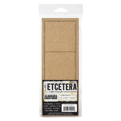 Tim Holtz Stampers Anonymous Etcetera - Tiles Large ETC017